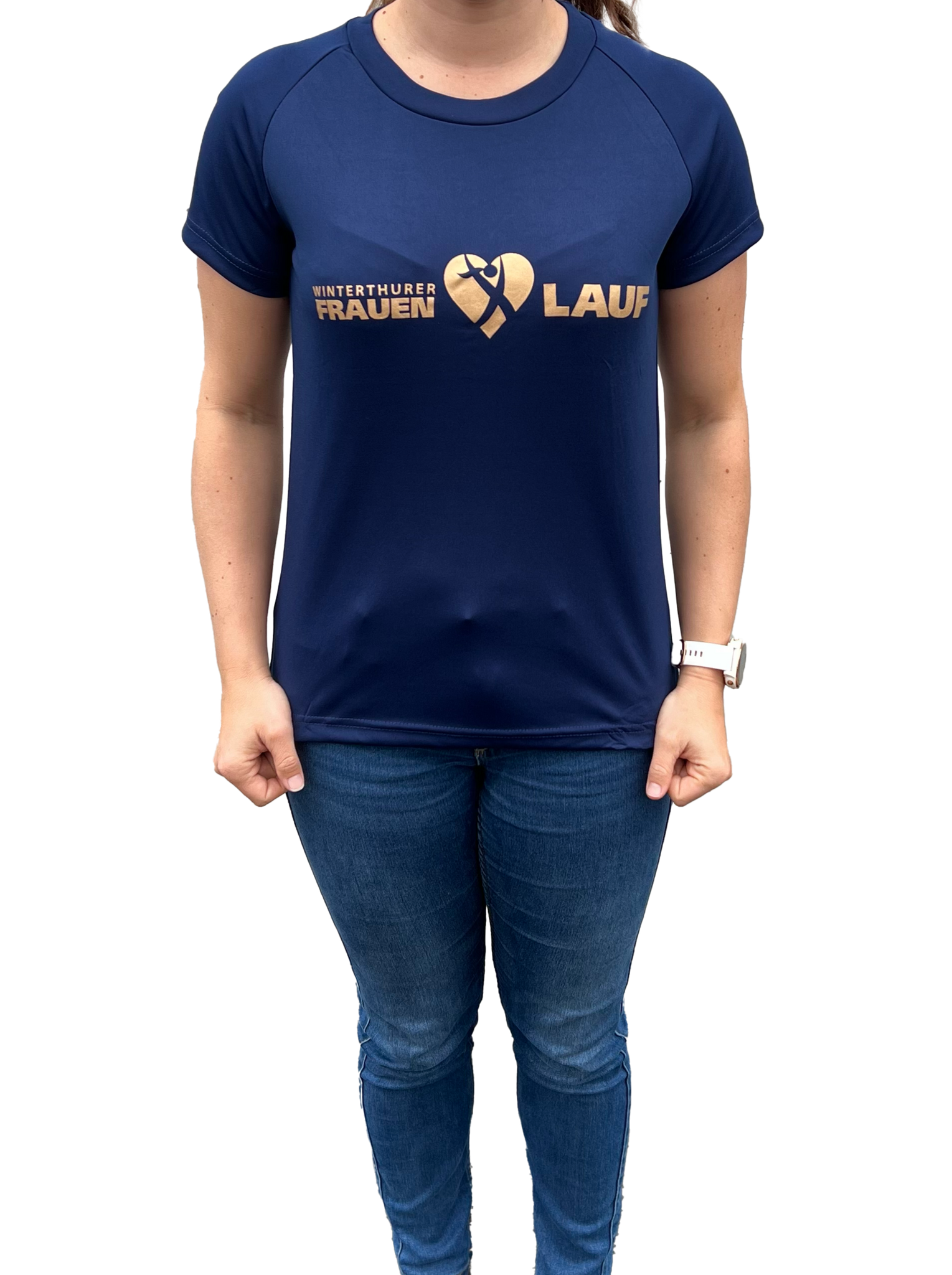 Winterthurer Frauenlauf Shirt "Gold-Blau Edition" 2023