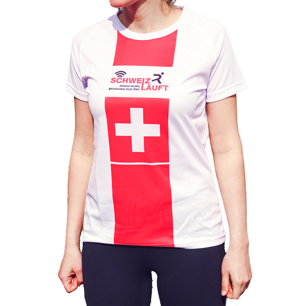 Schweiz läuft Shirt w/m